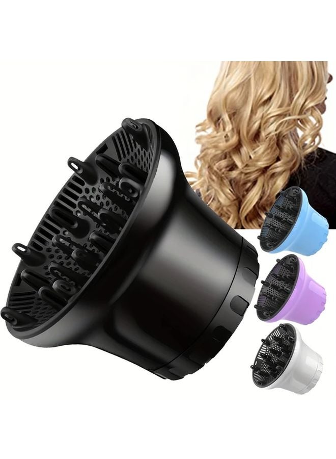 White Salon Hair Diffuser Attachment Ionic Technology Frizz Control Volume Boost - Image 2